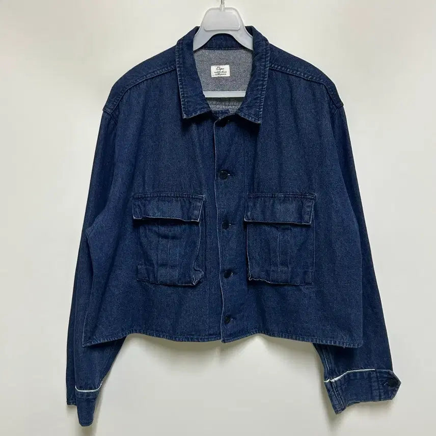[BUNJANG] CEPO Crop Denim Jacket / [여자-M (90~95)]CEPO 크롭 데님 자켓