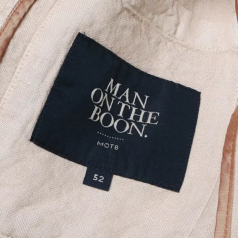 [BUNJANG] Man On The Boon Light Beige Linen Field Jacket / 48 맨온더분 [Man On The Boon] 라이트베이지 린넨 필드자켓