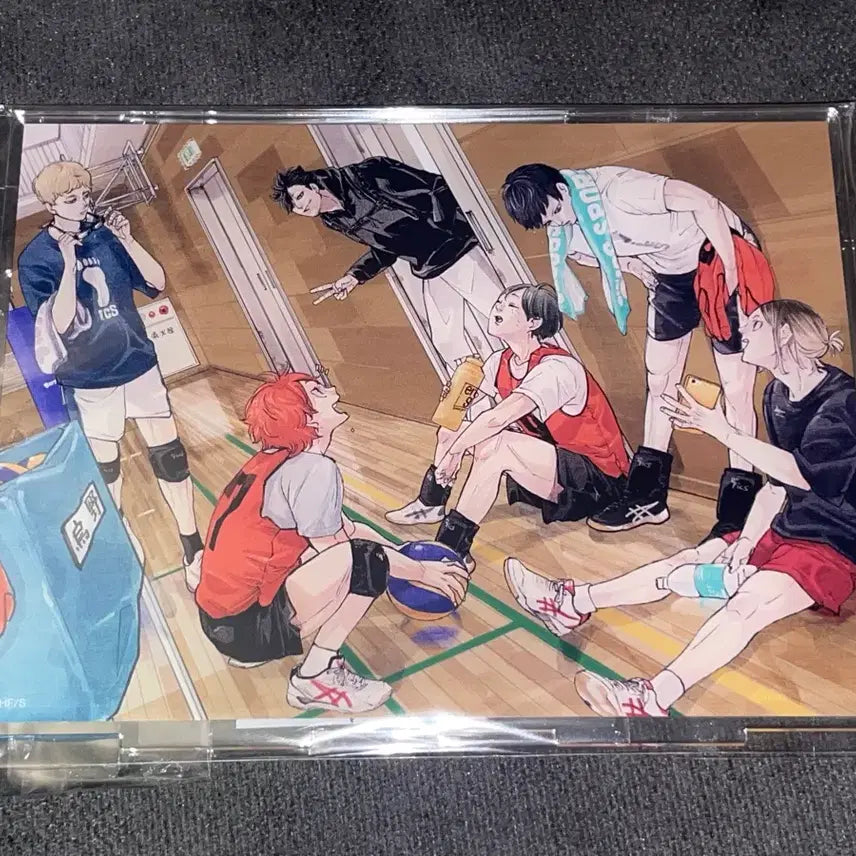 [SOLD OUT] 하이큐 스포티바 점프기가 원화 아크릴 스탠드 히나타 카게야마 켄마