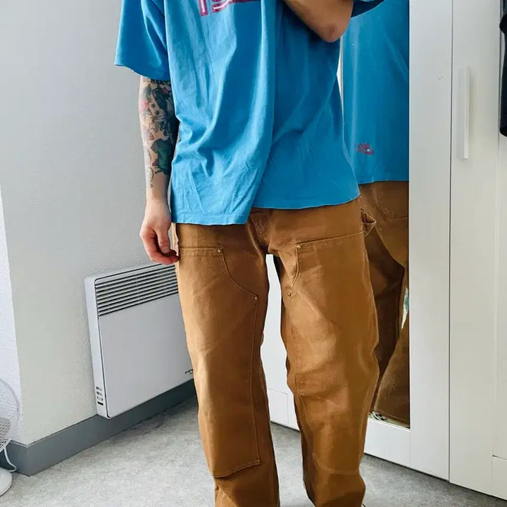 [BUNJANG] Carhartt B01 Double Knee Carpenter Pants / 칼하트 B01 더블니 카펜터 팬츠 36 유럽판