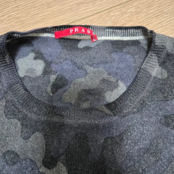 [BUNJANG] Prada Camouflage Knit Sweater / 정품 프라다 카모플라쥬 니트 100