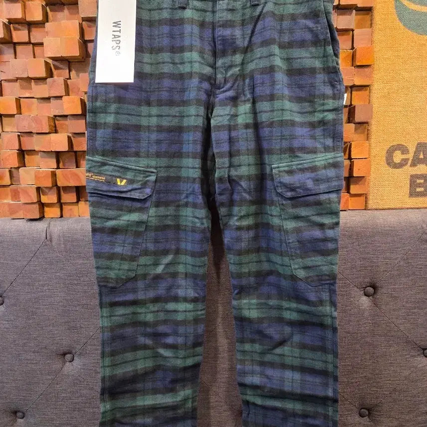 [BUNJANG] WTAPS 19 Jungle Skinny Green Check Pants / 더블탭스 19시즌 정글 스키니 그린 체크