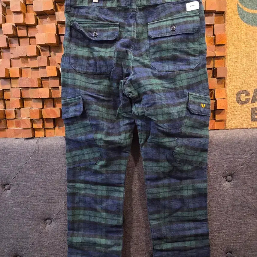 [BUNJANG] WTAPS 19 Jungle Skinny Green Check Pants / 더블탭스 19시즌 정글 스키니 그린 체크