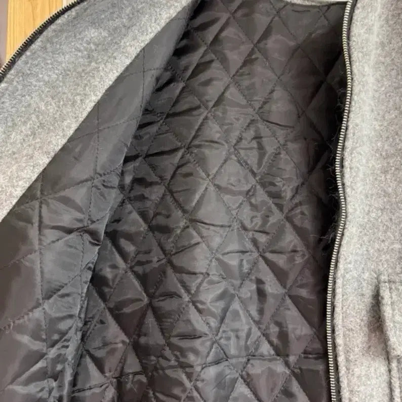 [BUNJANG] Designer Quilted Vest / 거의 새상품 따뜻한 모 퀼팅 디자이너 베스트 조끼 (556677 사이즈)