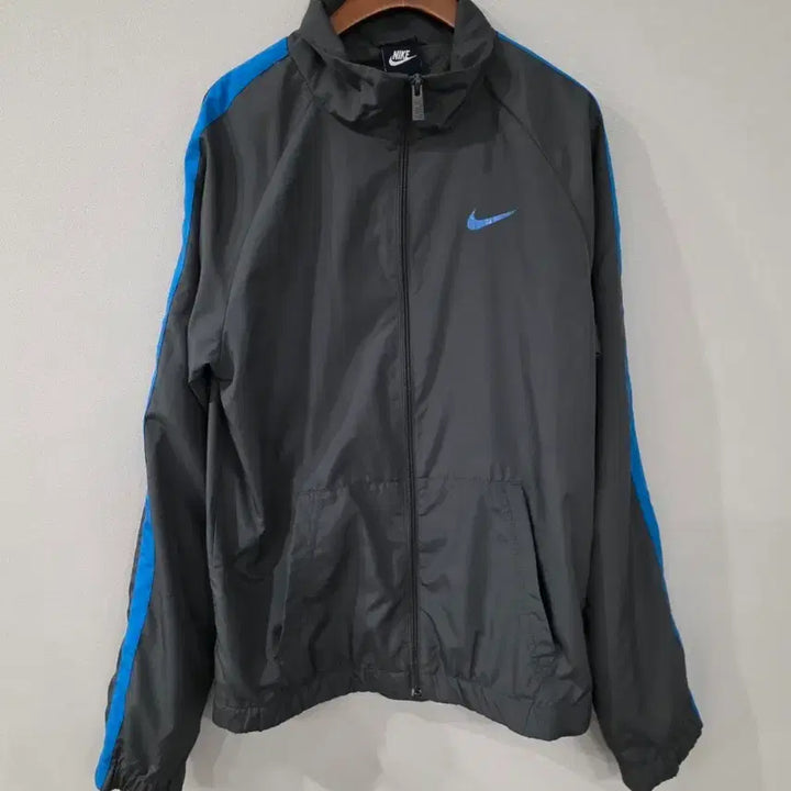 [BUNJANG] Nike Gray Blue Windbreaker S / 나이키 그레이 블루 바람막이 S