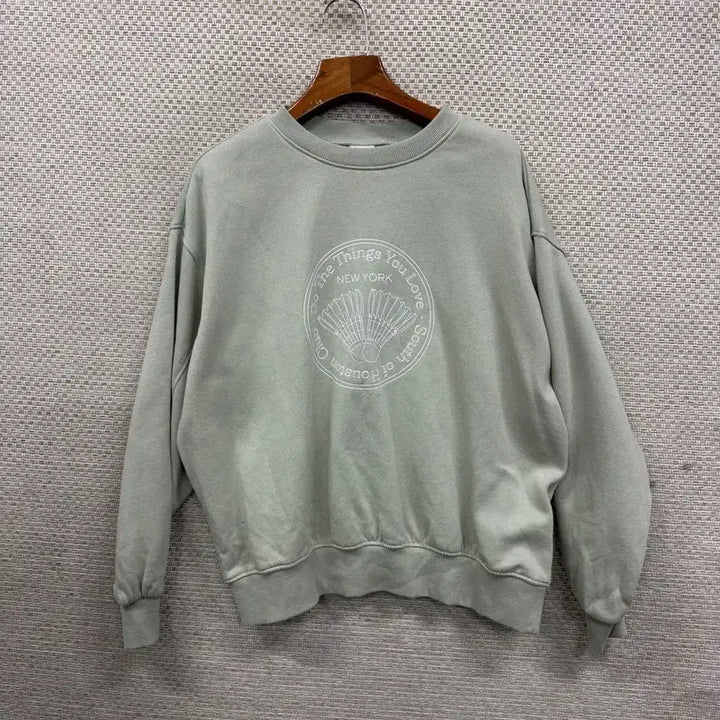 [SOLD OUT] 에이치앤엠 캐주얼 오버핏 기모 스웻셔츠 맨투맨 S M10455