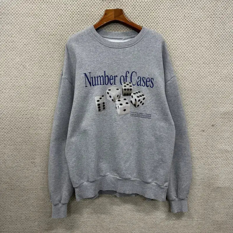 [SOLD OUT] 빈티지 캐주얼 프린팅 스웻셔츠 맨투맨 105 M10463