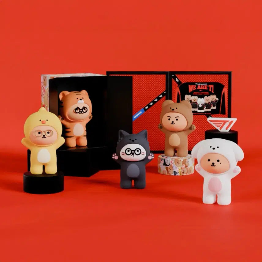 [SOLD OUT] T1 어프어프 티원 애니멀 에디션 (피규어 5종 세트)