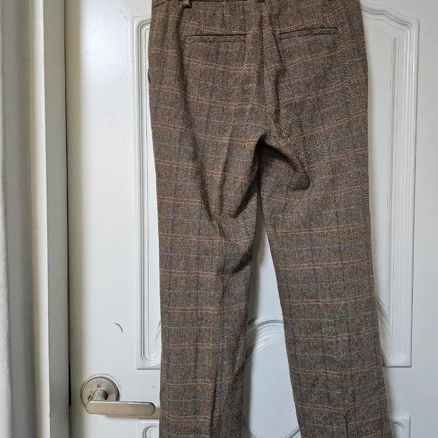 [BUNJANG] BABARA Checkered Jacket and Pants Set / BABARA 체크무늬 자켓+팬츠 세트 브라운