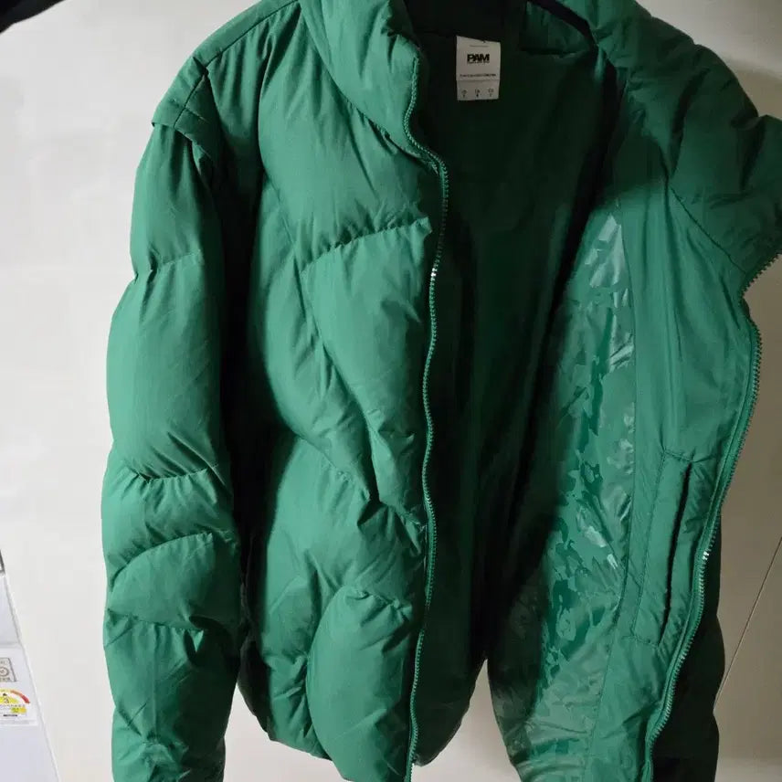 [BUNJANG] Puma x P.A.M Puffer Jacket Green L / 푸마 x p.a.m 푸퍼 자켓 패딩 그린 L