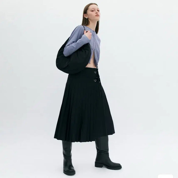 [BUNJANG] yunse Belted Shirring Shoulder Bag / yunse 벨티드 셔링숄더백