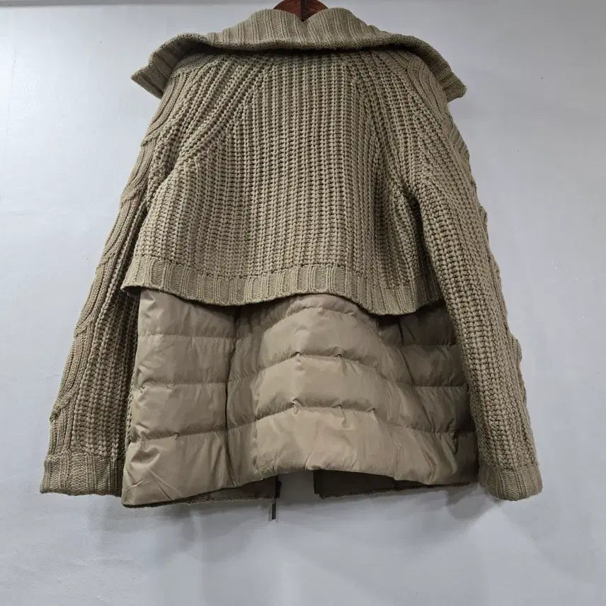 [BUNJANG] Imported Duck Down Padded Jacket / 니트 오리털 패딩
