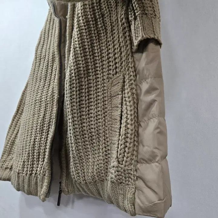 [BUNJANG] Imported Duck Down Padded Jacket / 니트 오리털 패딩