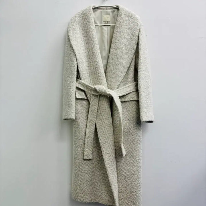 [BUNJANG] BLUMIN Herringbone Handmade Robe Coat / 블루민(BLUMIN) 해링본 꾸안꾸 핸드메이드 로브 코트
