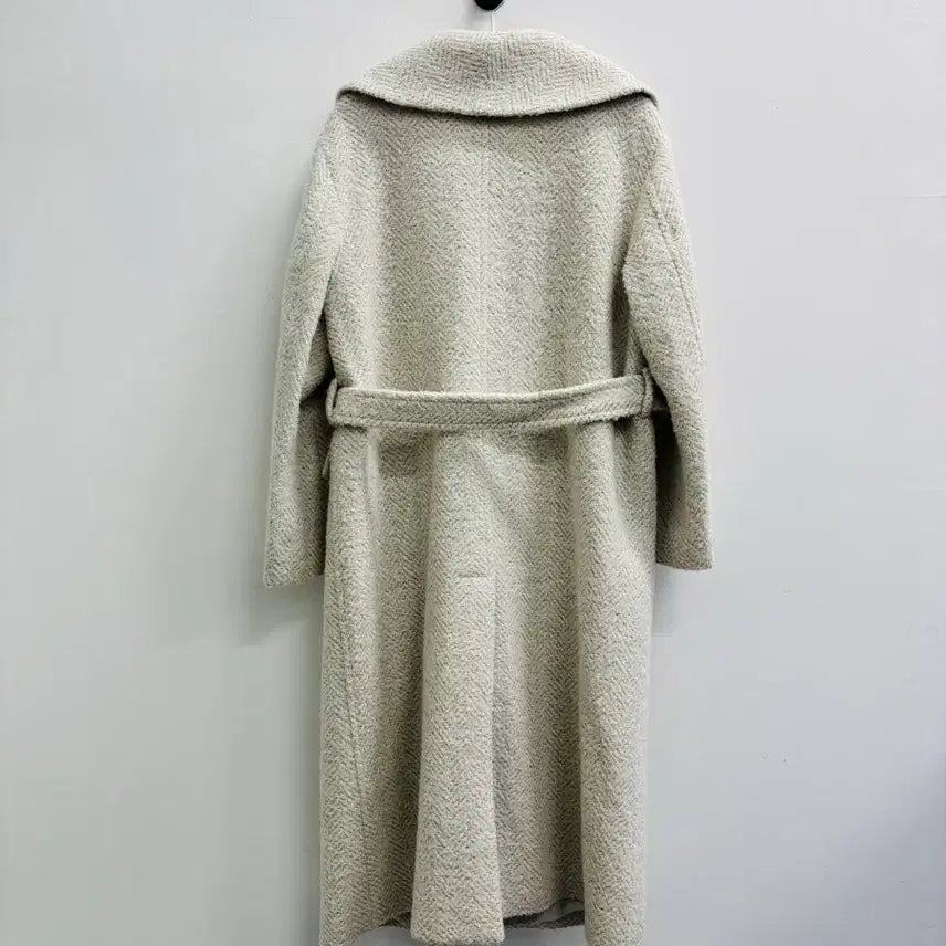 [BUNJANG] BLUMIN Herringbone Handmade Robe Coat / 블루민(BLUMIN) 해링본 꾸안꾸 핸드메이드 로브 코트