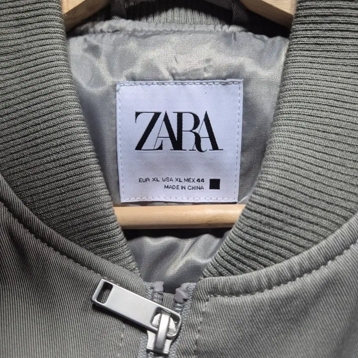 [BUNJANG] ZARA Bomber Jacket - Gray / 자라 봄버 자켓 그레이