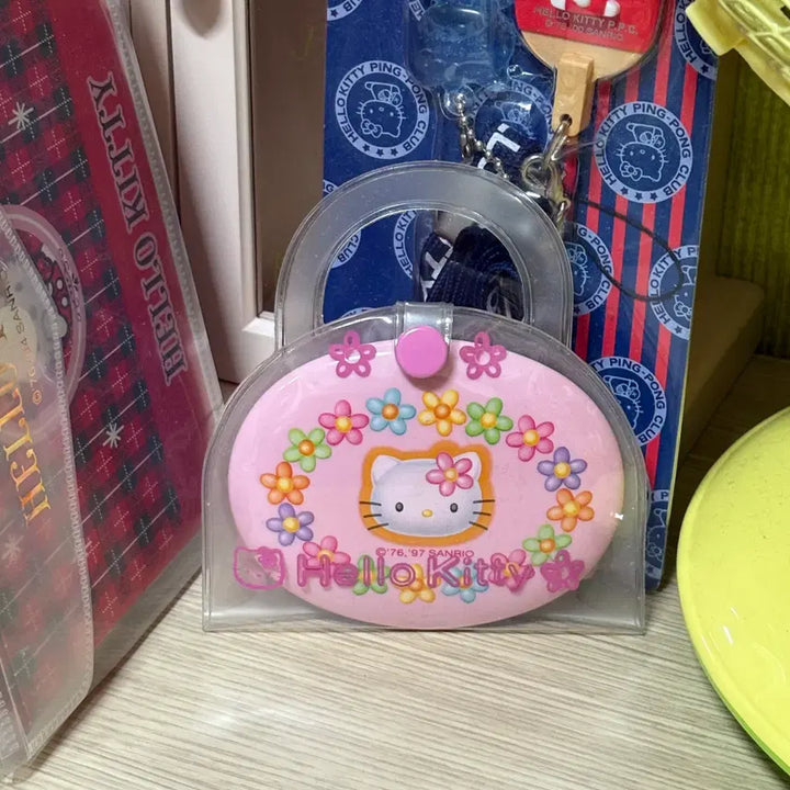 [BUNJANG] Kitty Mirror and Comb Set / 고전키티빗거울세트 고전키티거울빗 카오하나키티