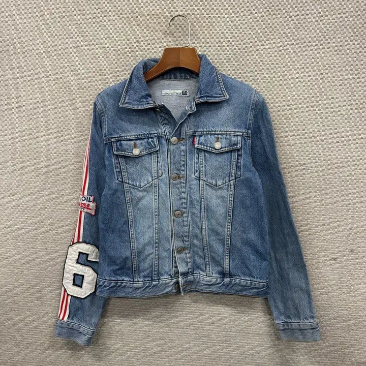 [SOLD OUT] 빈티지 스트릿 데님 청자켓 160 M10688