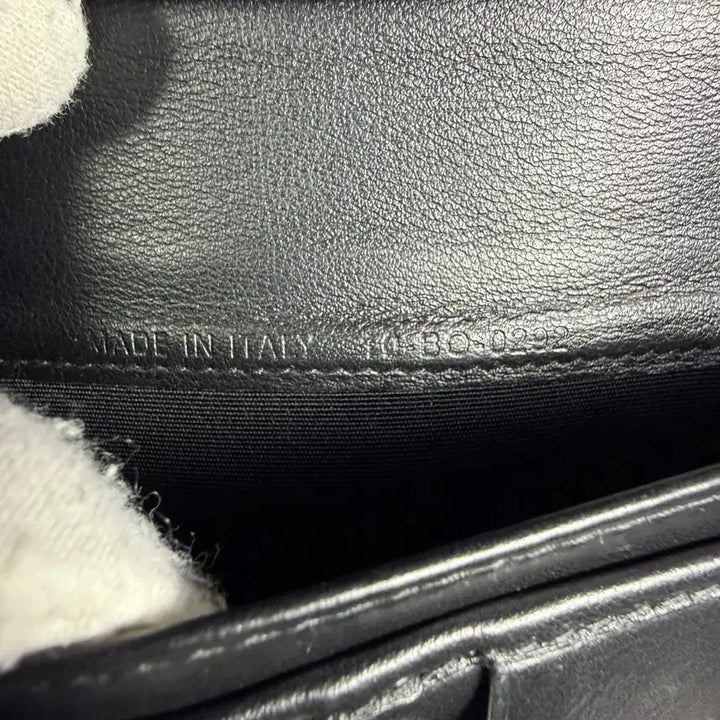 [BUNJANG] Dior CD Diamond Vertical Long Wallet / [22SS,풀구성/단종]디올 CD 다이아몬드 캔버스 버티컬 장지갑 블랙