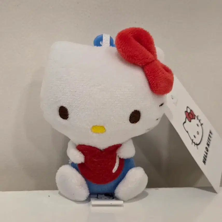 [BUNJANG] Hello Kitty Heart Plush Keyring / 헬로키티 인형 하트 봉제인형 키링