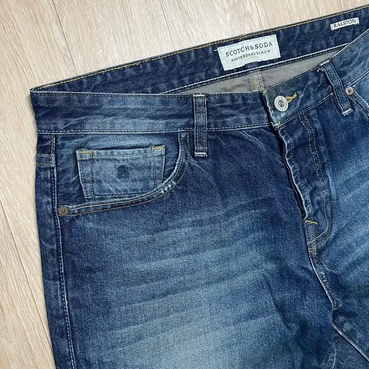 [BUNJANG] Scotch &amp; Soda Washed Denim Jeans / 스카치앤소다 워싱 중청 데님