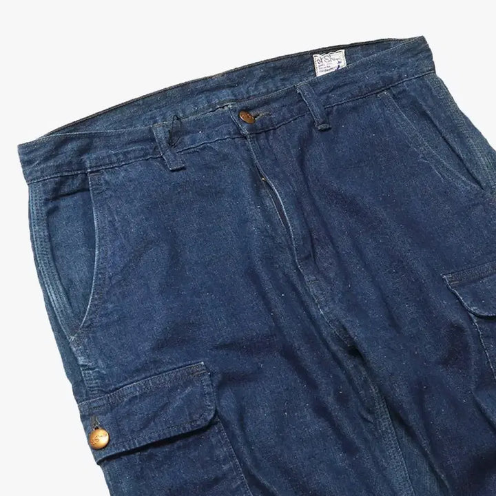 [BUNJANG] OrSlow Denim Cargo Pants / 오어슬로우 데님 카고팬츠
