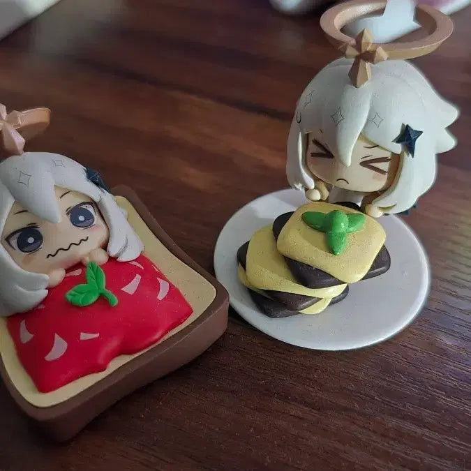 [BUNJANG] Genshin Impact Paimon Gourmet Collection Figure Bundle Set / 원신 페이몬 미식 컬렉션 피규어 2개 일괄