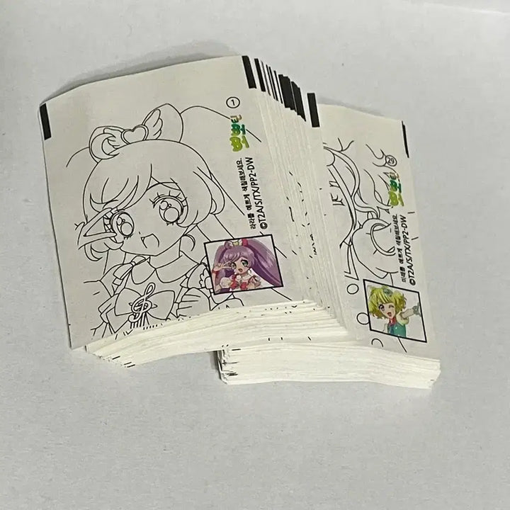 [SOLD OUT] 프리파라 해태 츄잉껌 색칠 공부 종이 콜라보