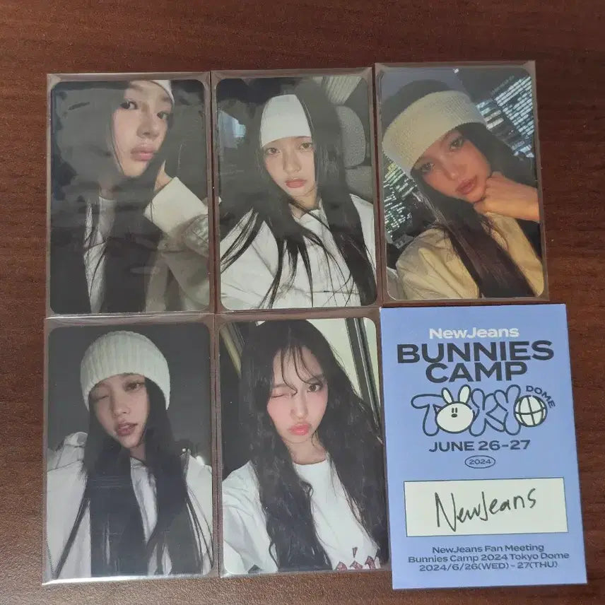 [SOLD OUT] 뉴진스 버니즈캠프 도쿄돔 민지하니다니엘해린혜인 포카 포토카드 공방 콘서트