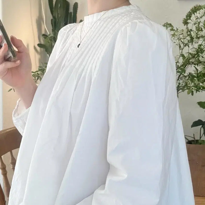 [BUNJANG] Basic Pintuck Blouse / 베이직 핀턱 블라우스