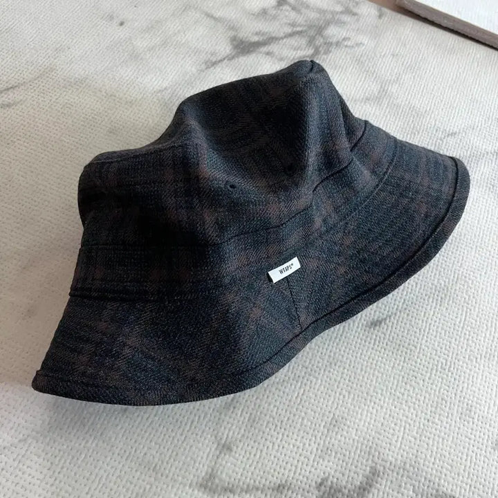 [BUNJANG] WTAPS Wool Tweed Check Bucket Hat / (미사용 신품) 더블탭스 WTAPS 20aw  울 트위드 체크 버킷햇
