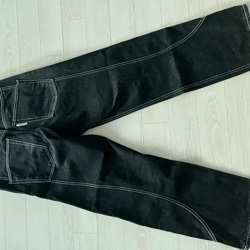 [BUNJANG] Unaffected Track Denim Pants / 언어펙티드 트렉 데님