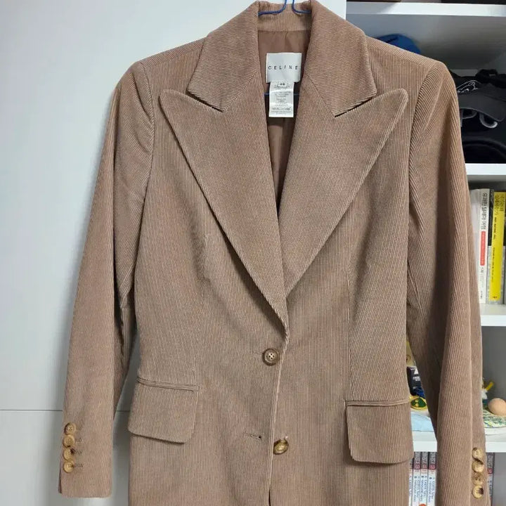 [BUNJANG] Celine Corduroy Jacket Brown 36 / 셀린느 코듀로이 자켓 브라운 36