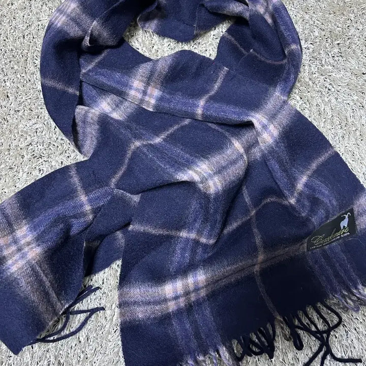 [BUNJANG] Cashmere Check Scarf / 캐시미어 체크 목도리