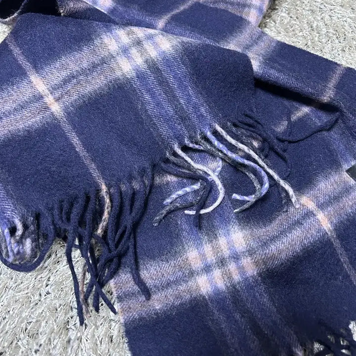 [BUNJANG] Cashmere Check Scarf / 캐시미어 체크 목도리