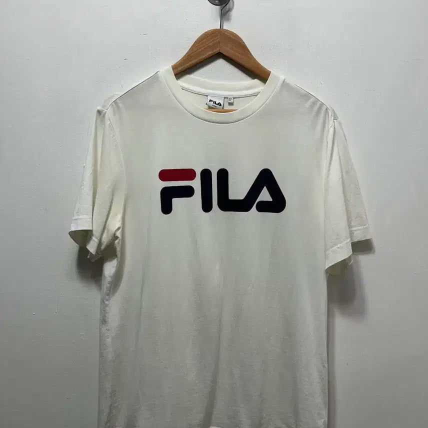 [SOLD OUT] 휠라 FILA 로고 반팔 티셔츠 화이트 L