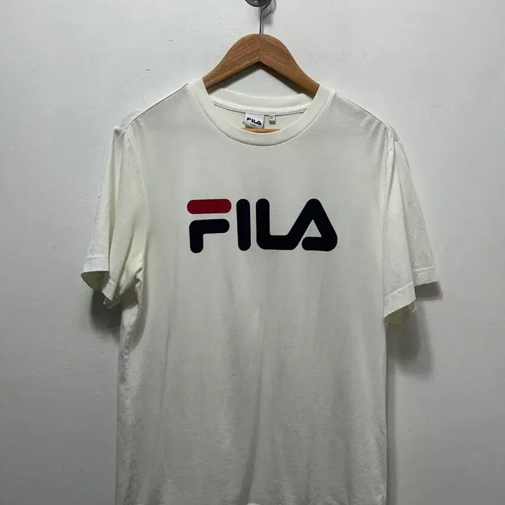 [SOLD OUT] 휠라 FILA 로고 반팔 티셔츠 화이트 L