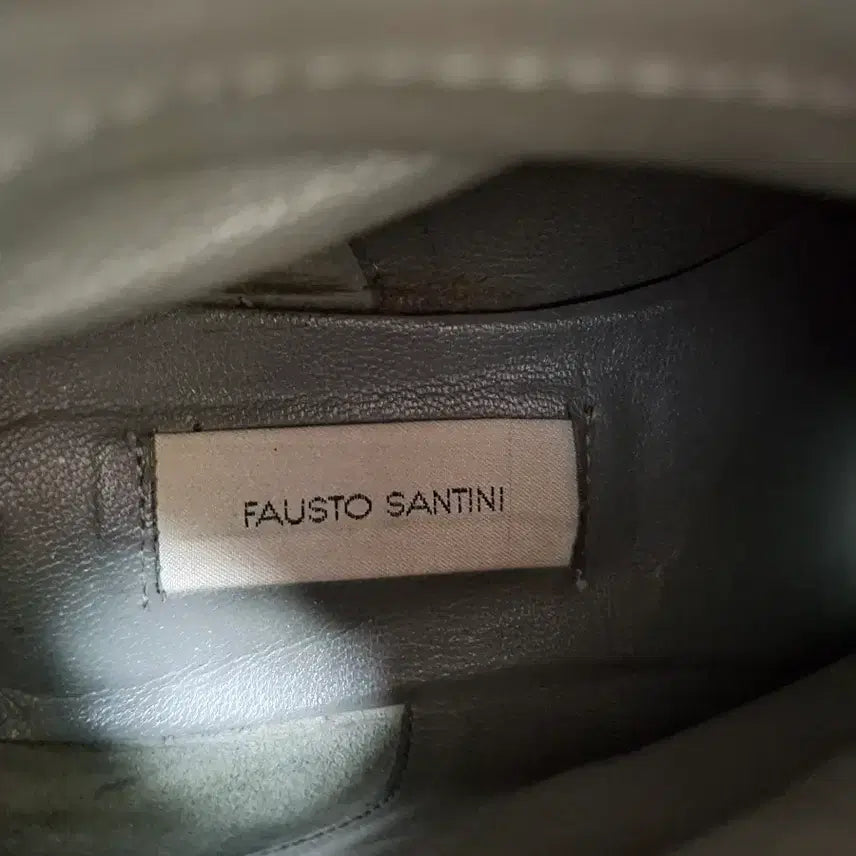 [BUNJANG] FAUSTO SANTINI 그레이 가죽 앵클 부츠 240mm / FAUSTO SANTINI 그레이 가죽 앵클 부츠 240mm