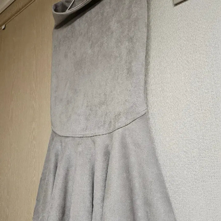 [BUNJANG] Suede Frill Midi Skirt / 스웨이드 프릴 미디 스커트