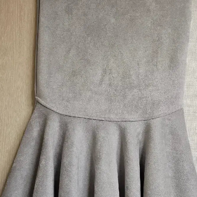 [BUNJANG] Suede Frill Midi Skirt / 스웨이드 프릴 미디 스커트