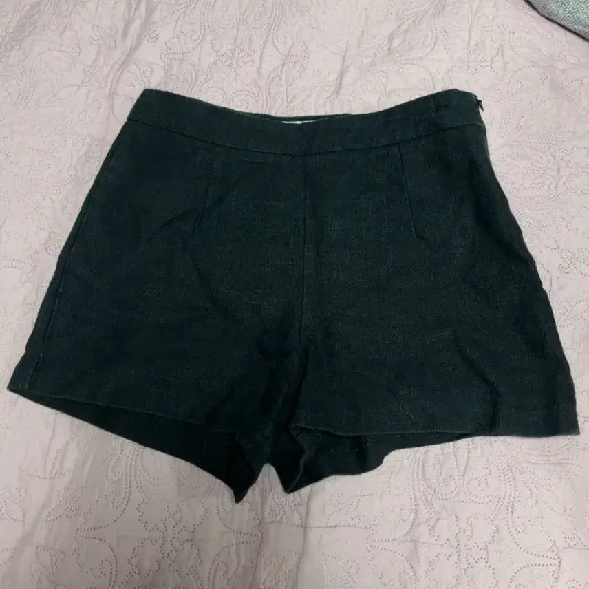 [BUNJANG] MARS Linen Black Shorts M / MARS 검정 린넨 반바지 M