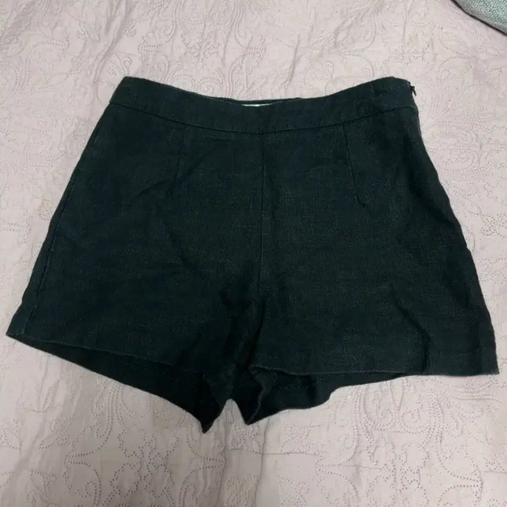 [BUNJANG] MARS Linen Black Shorts M / MARS 검정 린넨 반바지 M