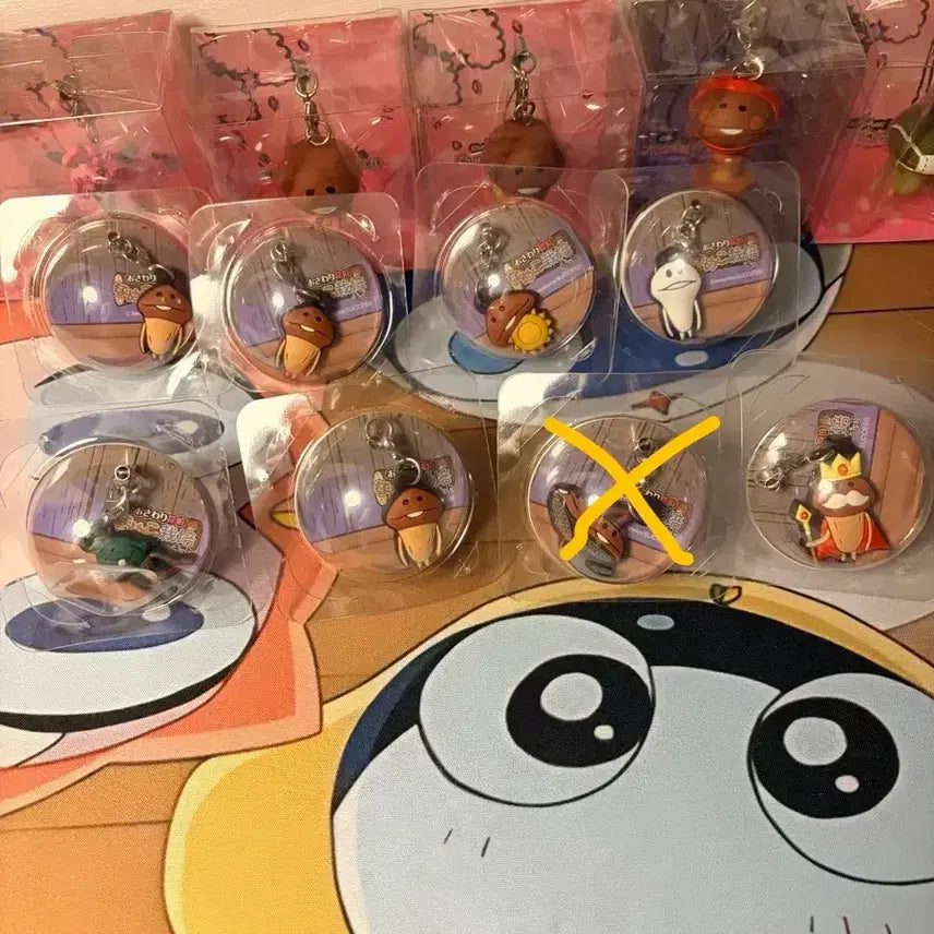 [BUNJANG] Namco Rubber Charm / 개당가격) 나메코 고무 키링