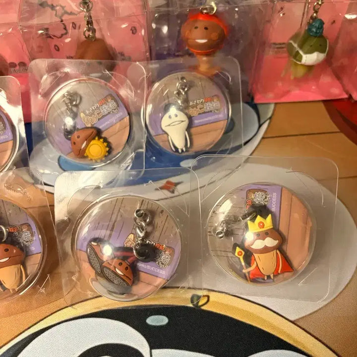 [BUNJANG] Namco Rubber Charm / 개당가격) 나메코 고무 키링