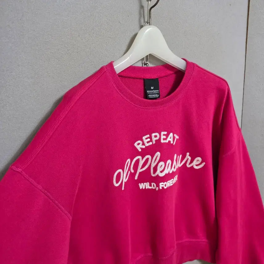 [BUNJANG] Generic Pink Sweatshirt / 진핑크 맨투맨 M  n2231
