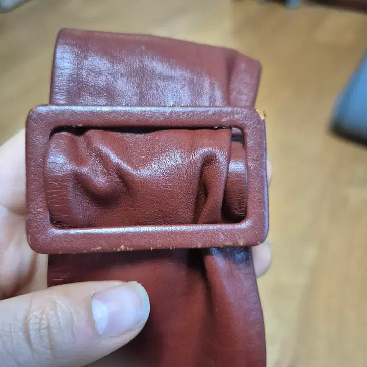[BUNJANG] Leather Belt Set / 레더 벨트 브라운/블랙 2개