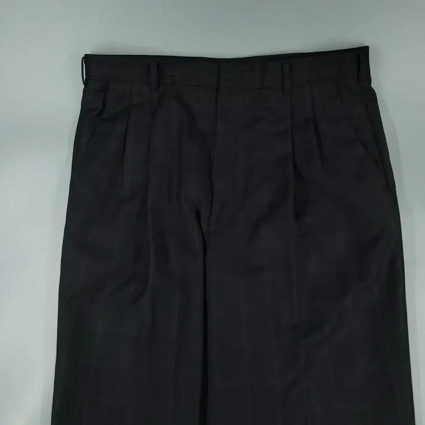 [BUNJANG] Givenchy Men Grid Pattern Trousers / GIVENCHY MEN 지방시 00s 딥그레이 딥브라운 블랙 배색 그리드