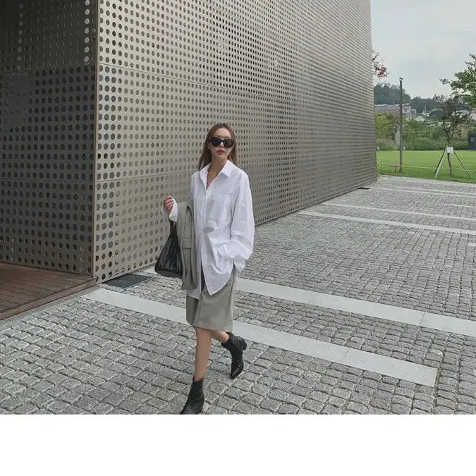 [BUNJANG] From Beginning Oversized Suit Jacket / 프롬비기닝 셋업수트 오버핏자켓 빈티지 모리걸 에프터먼데이 메이비베이비