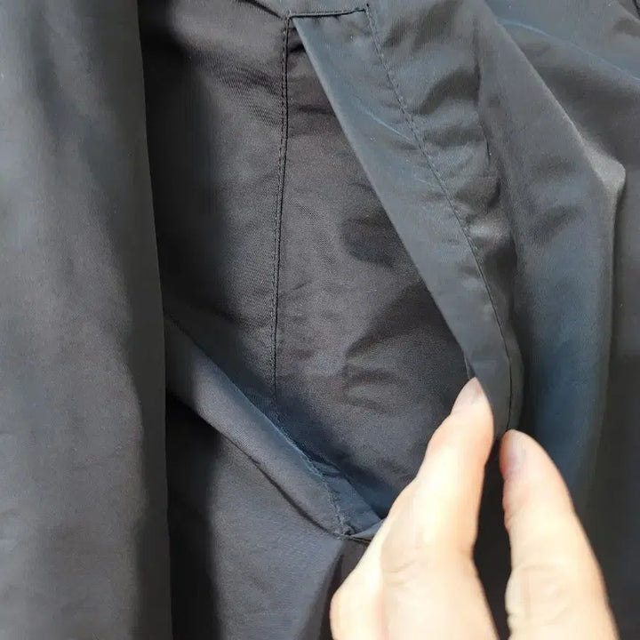 [BUNJANG] Unbranded Reversible Long Fleece Coat Jacket / 카키,블랙 양면 롱뽀글이 양털 코트 자켓