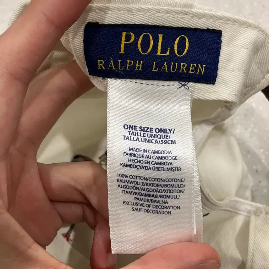 [BUNJANG] Polo Ski Bear Ball Cap / 340 폴로 스키 베어 볼캡 모자